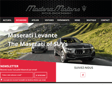 Tablet Screenshot of modena-motors.fr